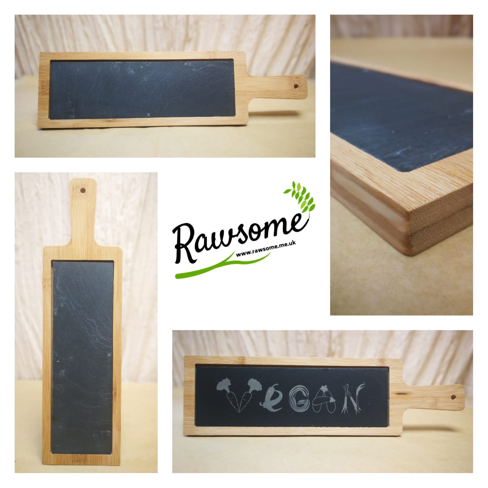 Our Serving Board with Slate Insert | Sustainable Gift Ideas